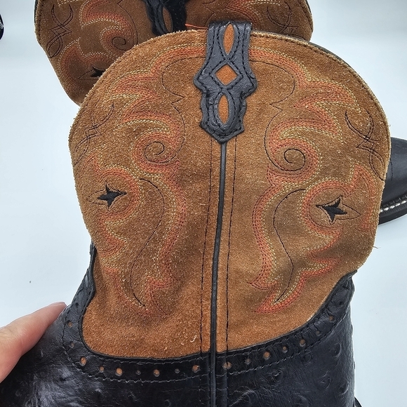 Justin Gypsy Women's Cowboy Western Leather Calf Boots size 7 - Picture 8 of 13